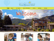 Tablet Screenshot of pioneermontessorischool.org